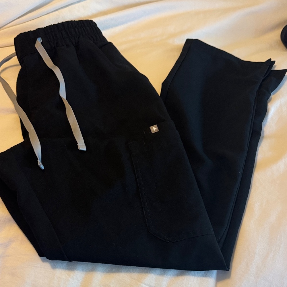 Figs Black Technical Collection Joggers